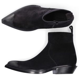 Balenciaga Black Santiag Suede Boots EU38